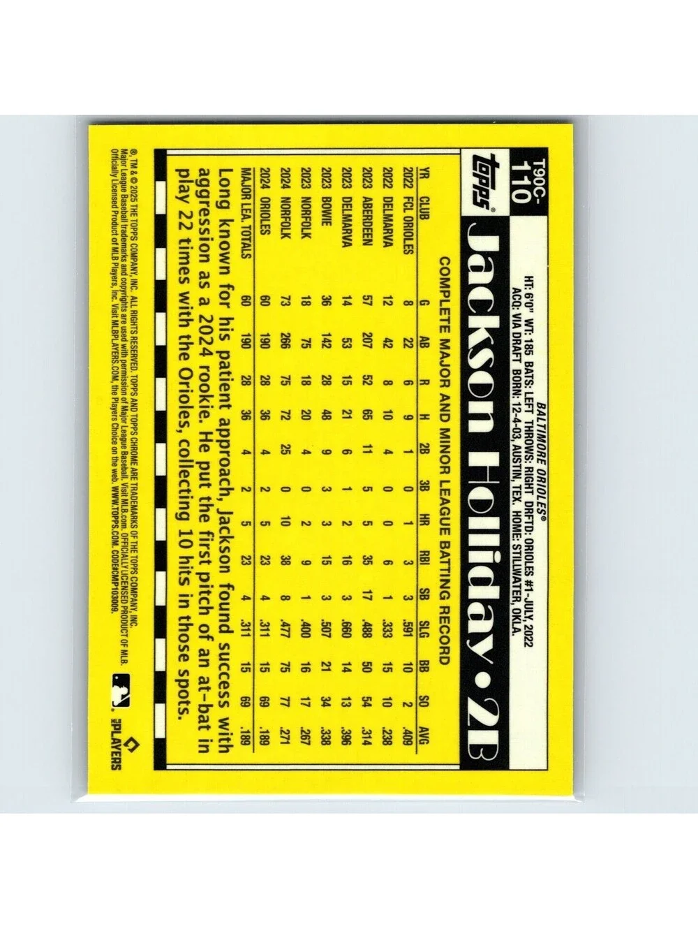 N/A 2025 topps